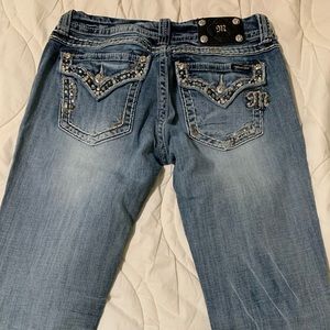 Miss Me jeans. Straight.